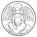 Angel Coloring Pages For Kids