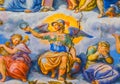 Angel Crown Vasari Fresco Last Judgment Dome Duomo Cathedral Flo Royalty Free Stock Photo