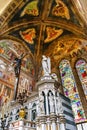 Angel Crucifix Stained Glass Santa Maria Novella Church Florence Italy