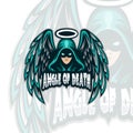 Angel of Death logo mascot illustration