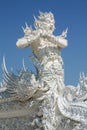 Angel of death statue in Wat Rong Khun, Chiang Rai province, nor