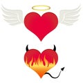 Angel/devil heart