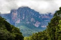 Angel falls view from Carrao river in Canaima National Park.