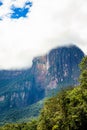 Angel falls view from Carrao river in Canaima National Park.