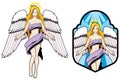 Angel Female Mascot