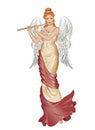 Angel with flute