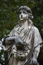 Angel found in Oakwood Cemetery in Fort Worth Texas Royalty Free Stock Photo