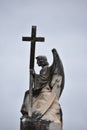 Angel found in Oakwood Cemetery in Fort Worth Texas Royalty Free Stock Photo