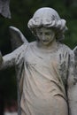 Angel found at Oakwood Cemetery in Fort Worth Texas Royalty Free Stock Photo