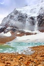 Angel Glacier Jasper National Park Royalty Free Stock Photo