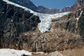 Angel Glacier in Jasper National Park Royalty Free Stock Photo