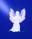 Angel going to heaven Royalty Free Stock Photo
