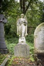 Angel Grave Sculpture in Cemetery - 6