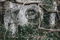 Angel of Grief in Old European Cemetery Royalty Free Stock Photo