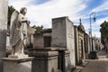 Angel guarding the graves of the dead.