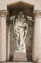 Angel guarding the graves of the dead.