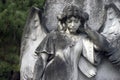Angel Headstone - Closeup Royalty Free Stock Photo