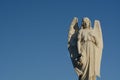 Angel holding flowers