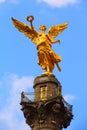 Angel of the Independence  paseo de la reforma in Mexico City  VIII Royalty Free Stock Photo
