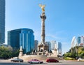 The Angel of Independence in Mexico City Royalty Free Stock Photo