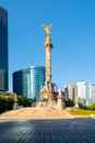 The Angel of Independence at Paseo de la Reforma in Mexico City Royalty Free Stock Photo