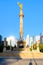 The Angel of Independence at Paseo de la Reforma in Mexico City Royalty Free Stock Photo