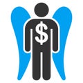 Angel Investor Flat Icon