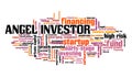 Angel investor word cloud