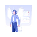 Angel Investors isolated concept vector illustration.