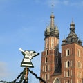 Angel in Krakow Royalty Free Stock Photo