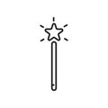 angel magic wand. Vector illustration decorative design