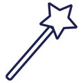 angel magic wand. Vector illustration decorative design