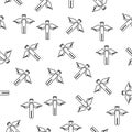 angel male icon in pattern style. One of Angel and Demons collection icon can be used for UI, UX on white background