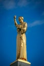 Angel Moroni Statue at the Hill Cumorah