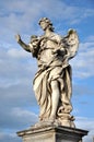 Angel with the Nails. Statue on the Ponte Sant' Angelo, R Royalty Free Stock Photo