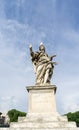 Angel with the Nails Statue with Seagull on her Head Royalty Free Stock Photo