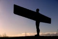 Angel of the North against sky Royalty Free Stock Photo