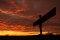 Angel of the North - sunset