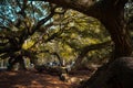 Angel oak tree in Charleston City, South Carolina