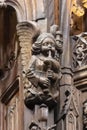 Angel playing bagpipes at St. Giles` Cathedral