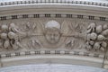 Angel, relief on the portal of the Cathedral of Saint Lawrence in Lugano