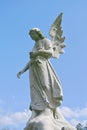 Angel religious spiritual guardian sculpture dramatic figures Royalty Free Stock Photo