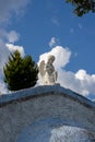 Angel on a chapel, Kinira, Greece
