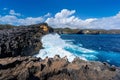 Angel`s Billabong at Broken Beach in Nusa penida island, Bali in Indonesia.