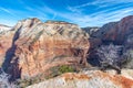 Angel's Landing in Zion NP, Utah Royalty Free Stock Photo