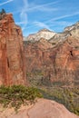 Angel's Landing in Zion NP, Utah Royalty Free Stock Photo