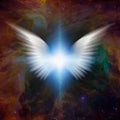 Angel`s star Royalty Free Stock Photo