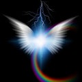 Angel`s star Royalty Free Stock Photo