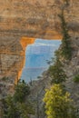 Angel`s Window North Rim Grand Canyon Royalty Free Stock Photo