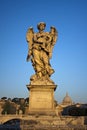 Angel with Scourge in Ponte Sant Angelo, Rome, Italy